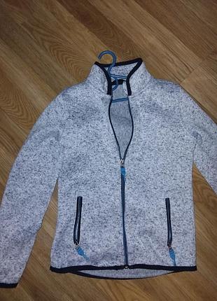 Кофта на флісу кофта на флисе теплая на 9-10лет 134-140р.