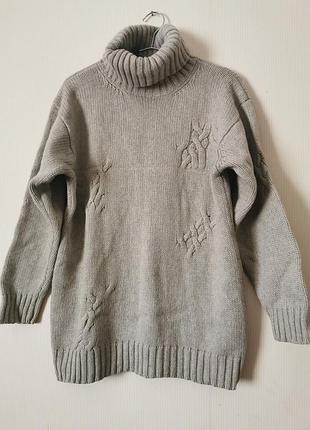 Свитер из натуральных шерсти и шелка nice connection, нитевичка