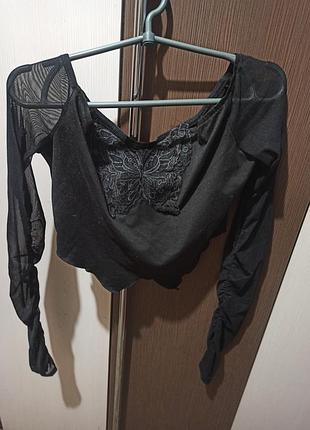 Кофта рукава сетка