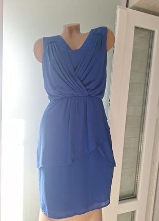 Платье piazza italia,цвет "электрик",36 размер.