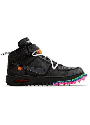 Кросівки nike air force 1 mid off-white black