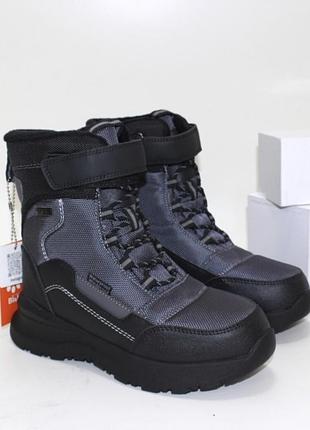 Зимові теплі черевики для хлопчиків - вологостійкі