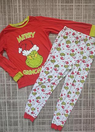Коттоновая новогодняя пижама гренч