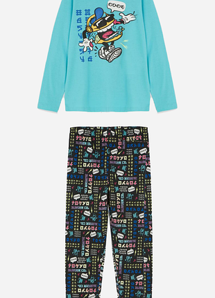 Тонкая пижама primark 7-8 р