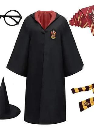 Аксессуары и мантия плащ с капюшоном harry potter гарри поттер на 11-15 лет