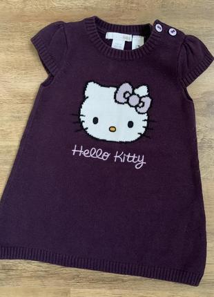 Туничка “hello kitty” тм «h&m» р.6-9m./73cm. 100% котон2 фото