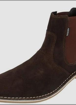 Ботинки демисезонные челси верх натуральная замша lambretta