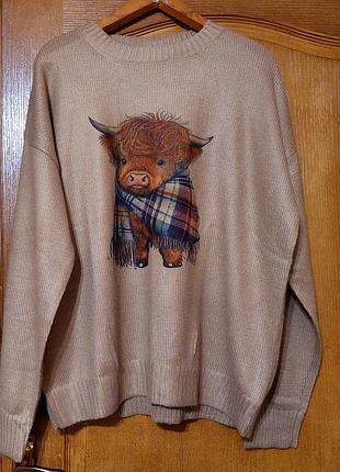 Женский свитер 100% полиэстер