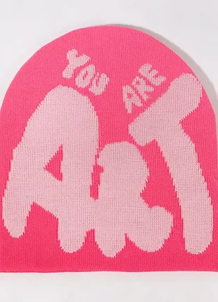 Мужская / женская / унисекс зимняя шапка y2k you are art