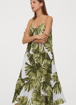 Ярусный хлопковый сарафан