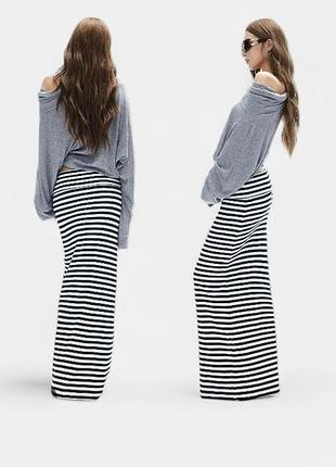 Спідниця в смужку максі