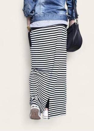 Юбка чехол,мскси,в полоску