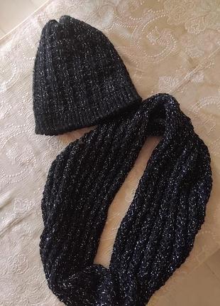 Шапка теплая с хомутом