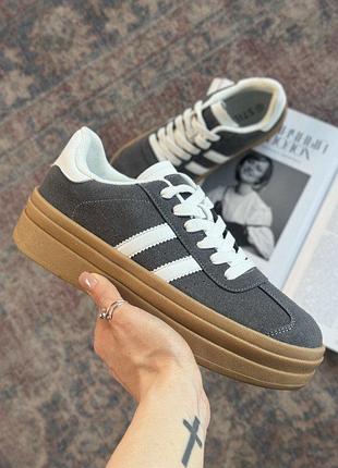 Женские кроссовки megan d.k greyiwhite нп4534(k4 3 - 01)