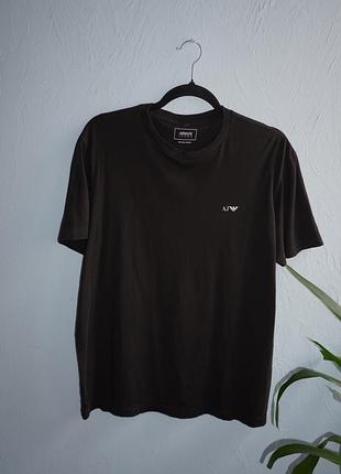 Женская хлопковая футболка armani jeans