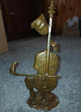 Вінтажна бронзова скульптура з швеції висота 33см