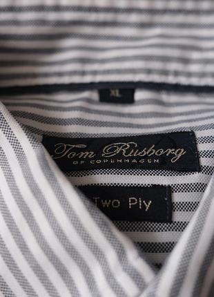 Чоловіча сорочка бренду tom rusborg of copenhagen (розмір xl)