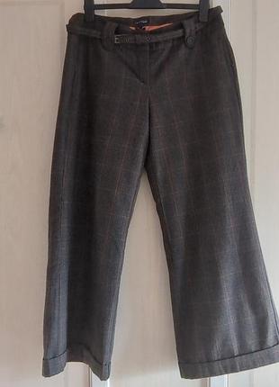 Стильні вовняні штани палаццо на підкладці .