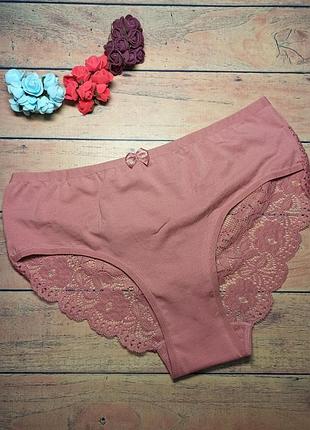 Красивые кружевные трусики больших размеров, мягкие трусы слипы с кружевом батальной серии