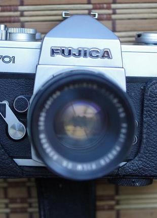 Фотоаппарат fujica st 701 без экспонометра + fujinon 1.8 55 mm м42 + фильтр + кофр