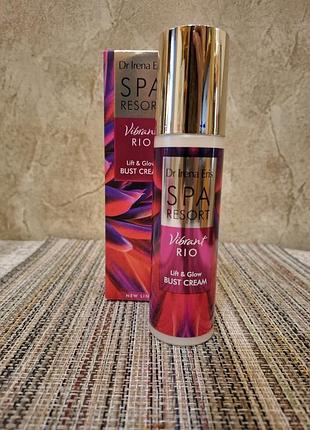 Крем для бюсту та декольте з ліфтингом та сяяням dr.irena eris spa resort vibrant rio