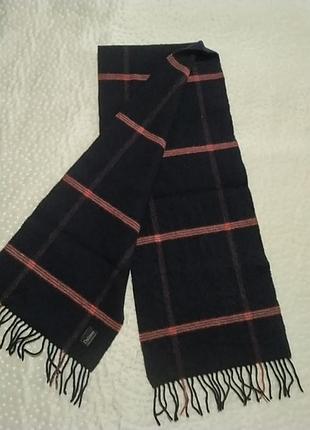 Шарф кашемир и качественная шерсть шотландия dalness 28х150