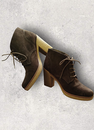 Ботинки женские (ботвильоны) sprit размер 38 
коричневый цвет 
на среднем кольца 9 см