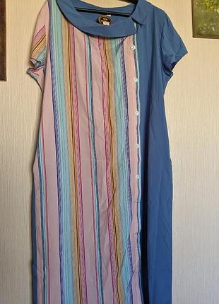 Симпатичное миди платье на лето. разм. 52 (xl)