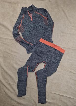 Детский комплект зональной термобелья (лонгслив и леггинсы) в отличном состоянии 
​