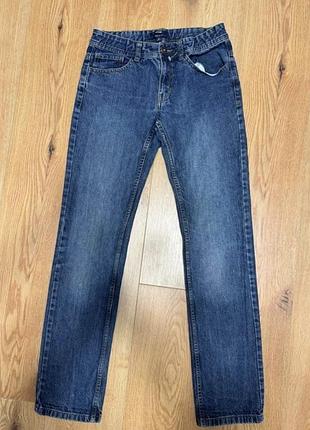 Джинсы женские синие slim denim kiabi jeans, размер s.