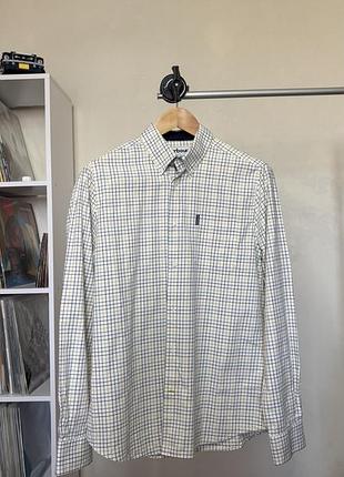 Сорочка чоловіча в клітинку barbour м/l
