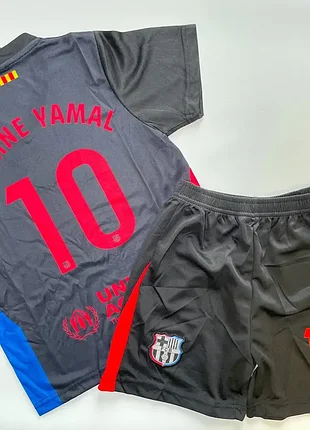 Детская подростковая футбольная форма fc barcelona lamine yamal