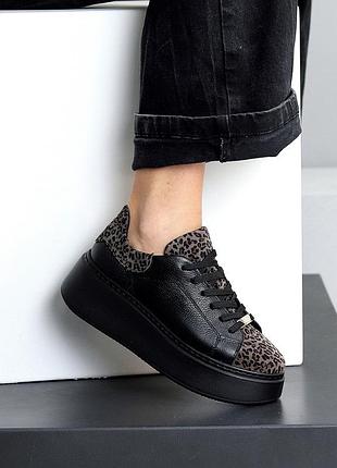 Кросівки "quality" натур.шкіра флотар/замша 22441