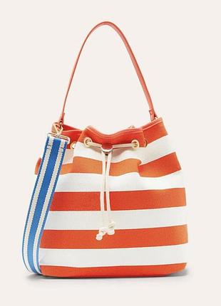 Сумка-відро boden з полотна на шнурках