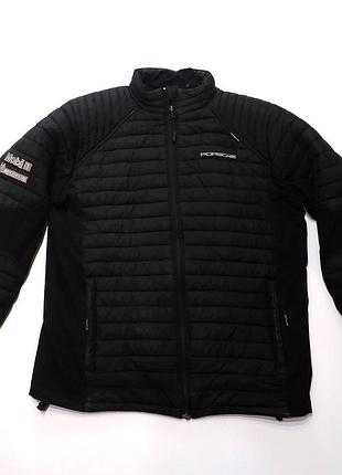 Чорна куртка porsche, розмір l