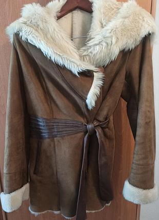 Натуральная женская дубленка roksan