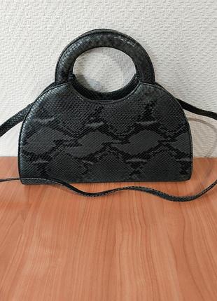 Итальянская кожаная винтажная сумка