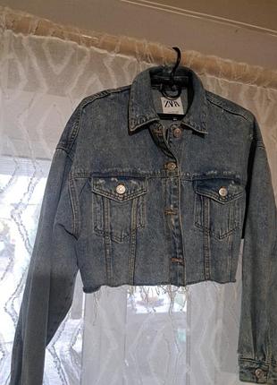 Джинсова куртка  zara