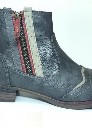 Распродажа 2+1 Красивые женские ботинки на молнии