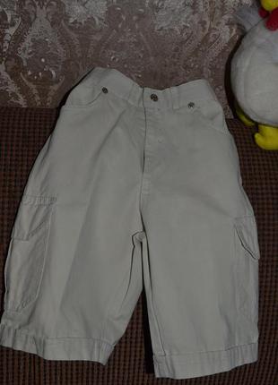 Стильные джинсовые бриджи ( шорты )фирмы merve ( турция ) на мальчика 1-3-х лет