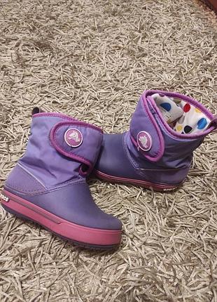 Чоботи crocs сапожки crocs размер 10