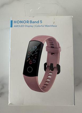 Фітнес-браслет honor band 5 pink