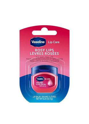 Vaseline lip care rosy lips бальзам для губ, 7 г