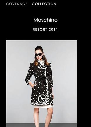 Moschino resort 2011 вінтаж пальто тренч дизайнерское в пуговицах