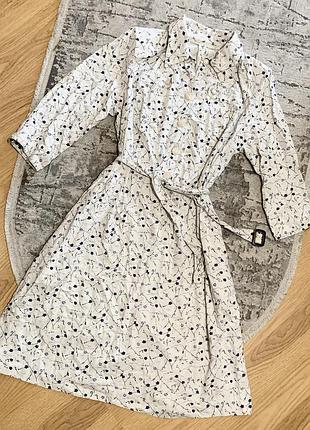 Сукня міді льон для дому одяг xl