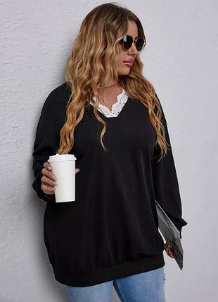 Shein туника свитшот большого размера