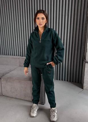 Теплый флисовый костюм