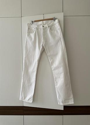 Щільні білі джинси levi’s розмір w 32 l 30 левайс штани