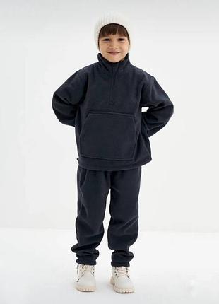 Дитячий теплий флісовий костюм | кофта + штани | # 498