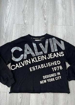 Свитшот кофта оверсайз calvin klein s штаны calvin в подарунок
